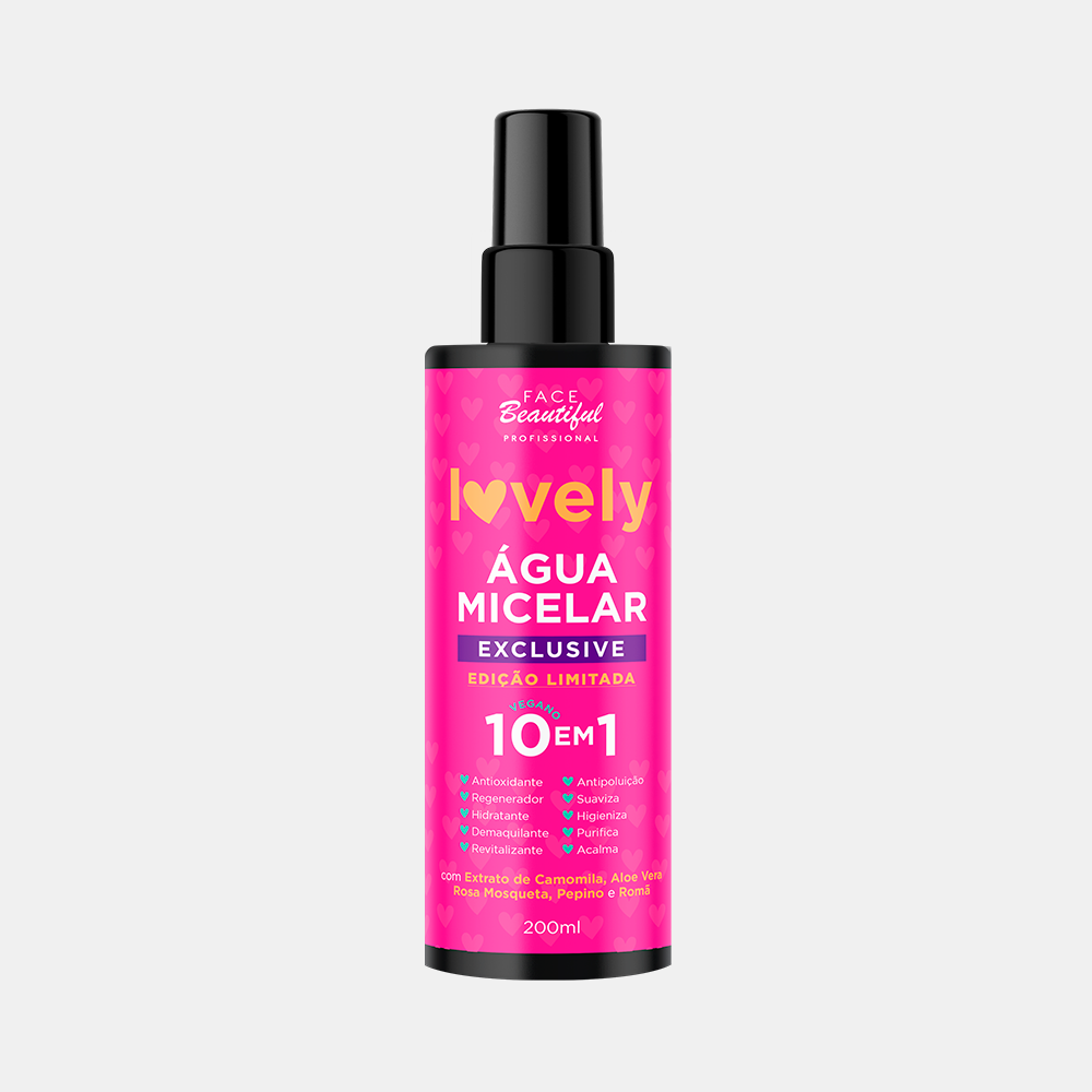 Água Micelar 10 em 1 Lovely Edição Limitada 200ml – água micelar 10 em 1 edição limitada