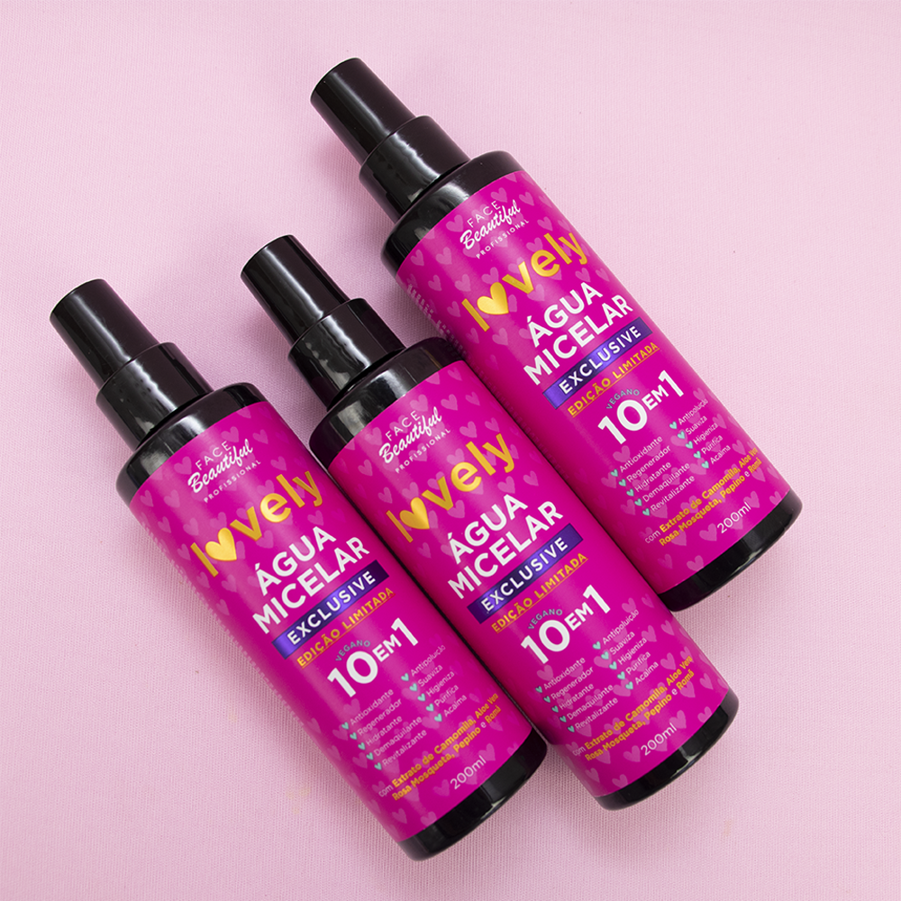 Água Micelar 10 em 1 Lovely Edição Limitada 200ml – água micelar 10 em 1 edição limitada