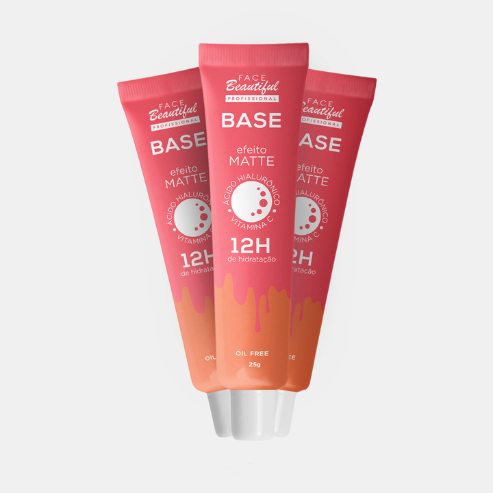 Base Líquida Matte 12h Face Beautiful 30g