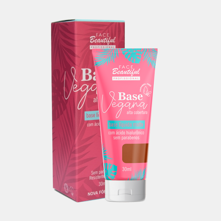 Base Líquida Matte Vegana Face Beautiful 30ml