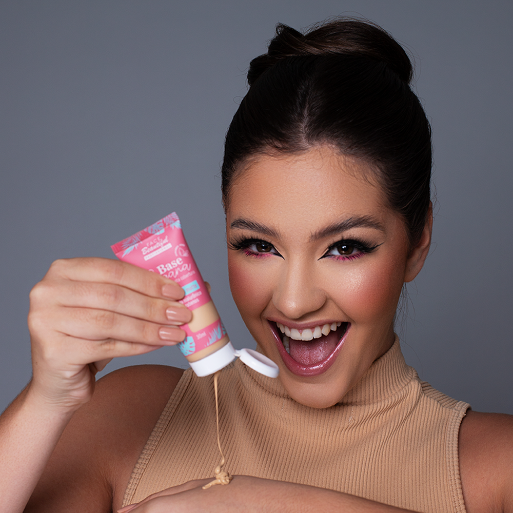 Base Líquida Matte Vegana Face Beautiful 30ml
