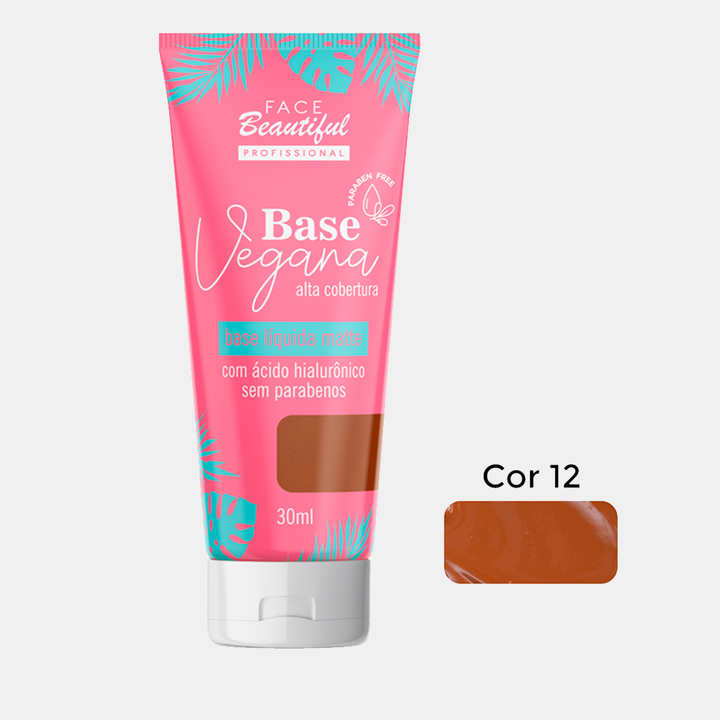 Base Líquida Matte Vegana Face Beautiful 30ml