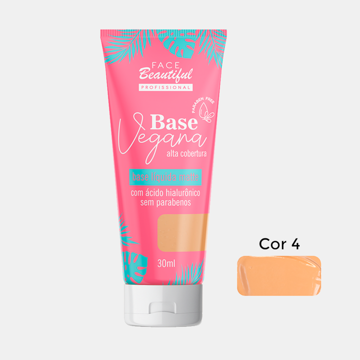 Base Líquida Matte Vegana Face Beautiful 30ml