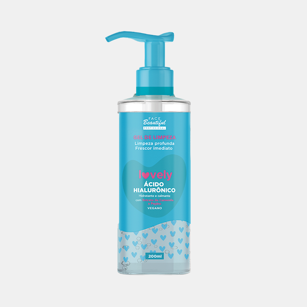Gel de Limpeza Facial Lovely Face Beautiful