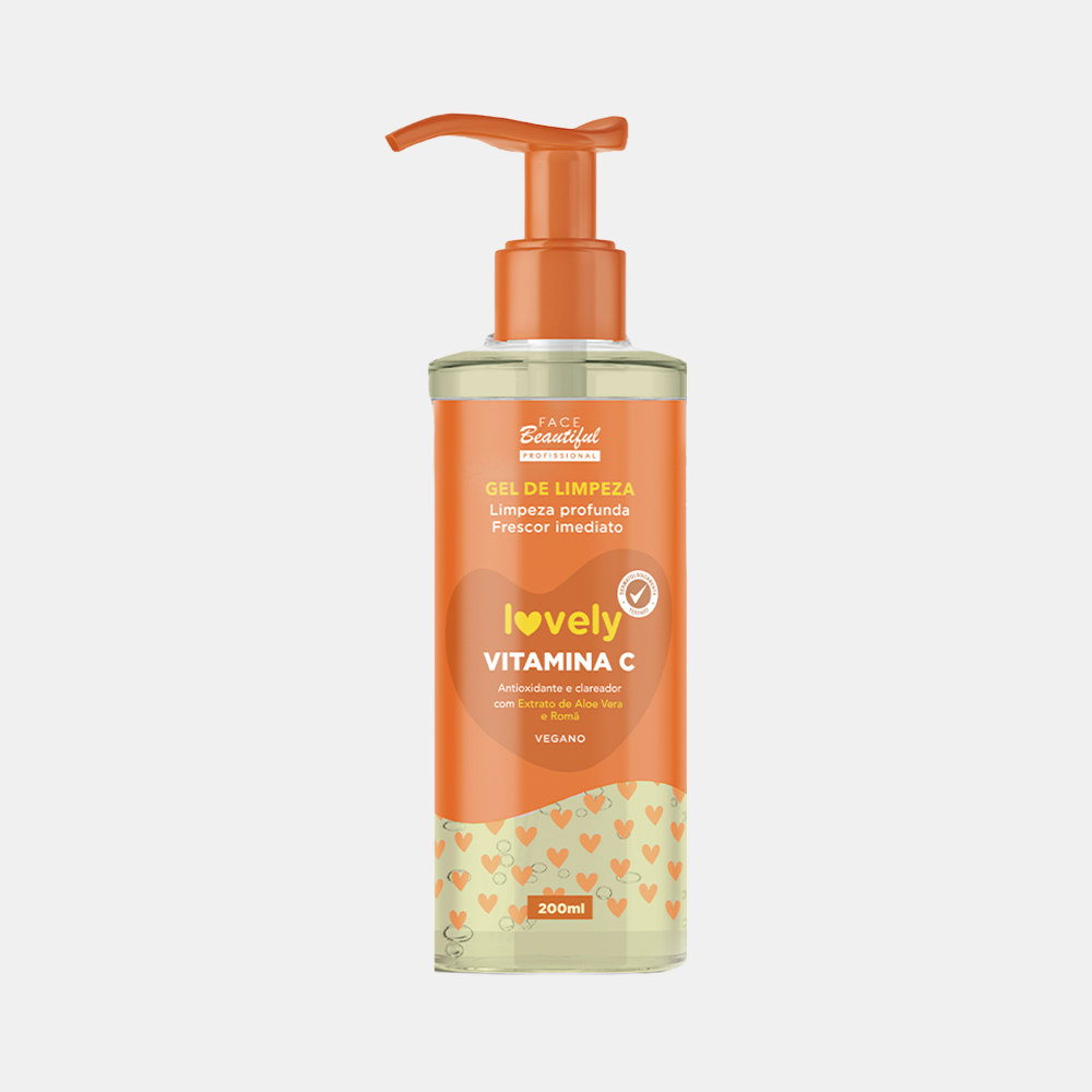 Gel de Limpeza Facial Lovely Face Beautiful