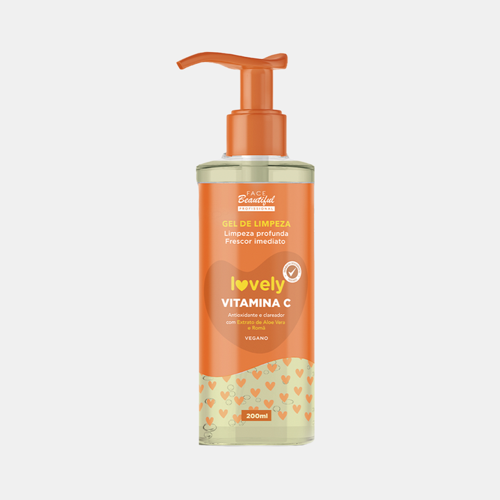 Gel de Limpeza Facial Lovely Face Beautiful