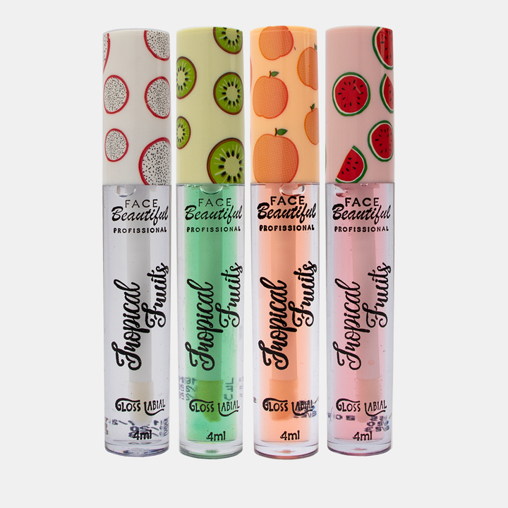 Gloss Labial Tropical Fruits Face Beautiful 4ml
