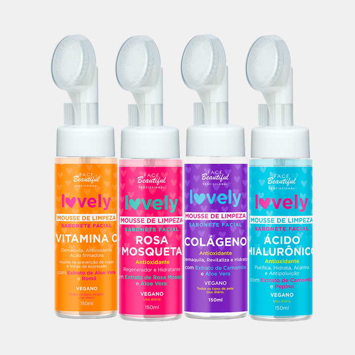 Mousse de Limpeza Facial Lovely 150ml