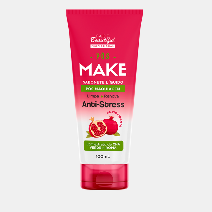 Sabonete Líquido Pré e Pós Make Face Beautiful Bisnaga 100ml