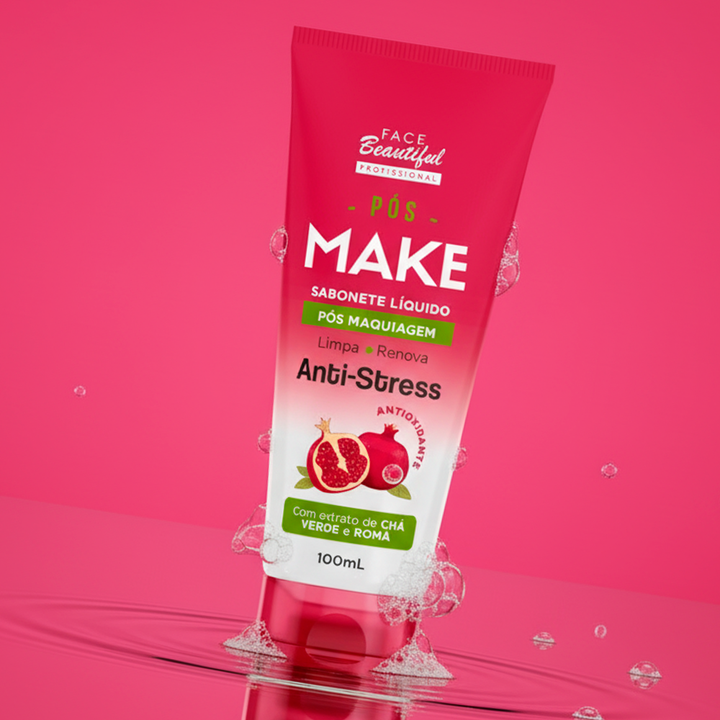 Sabonete Líquido Pré e Pós Make Face Beautiful Bisnaga 100ml