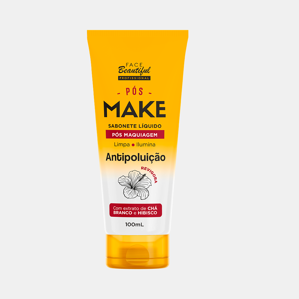 Sabonete Líquido Pré e Pós Make Face Beautiful Bisnaga 100ml