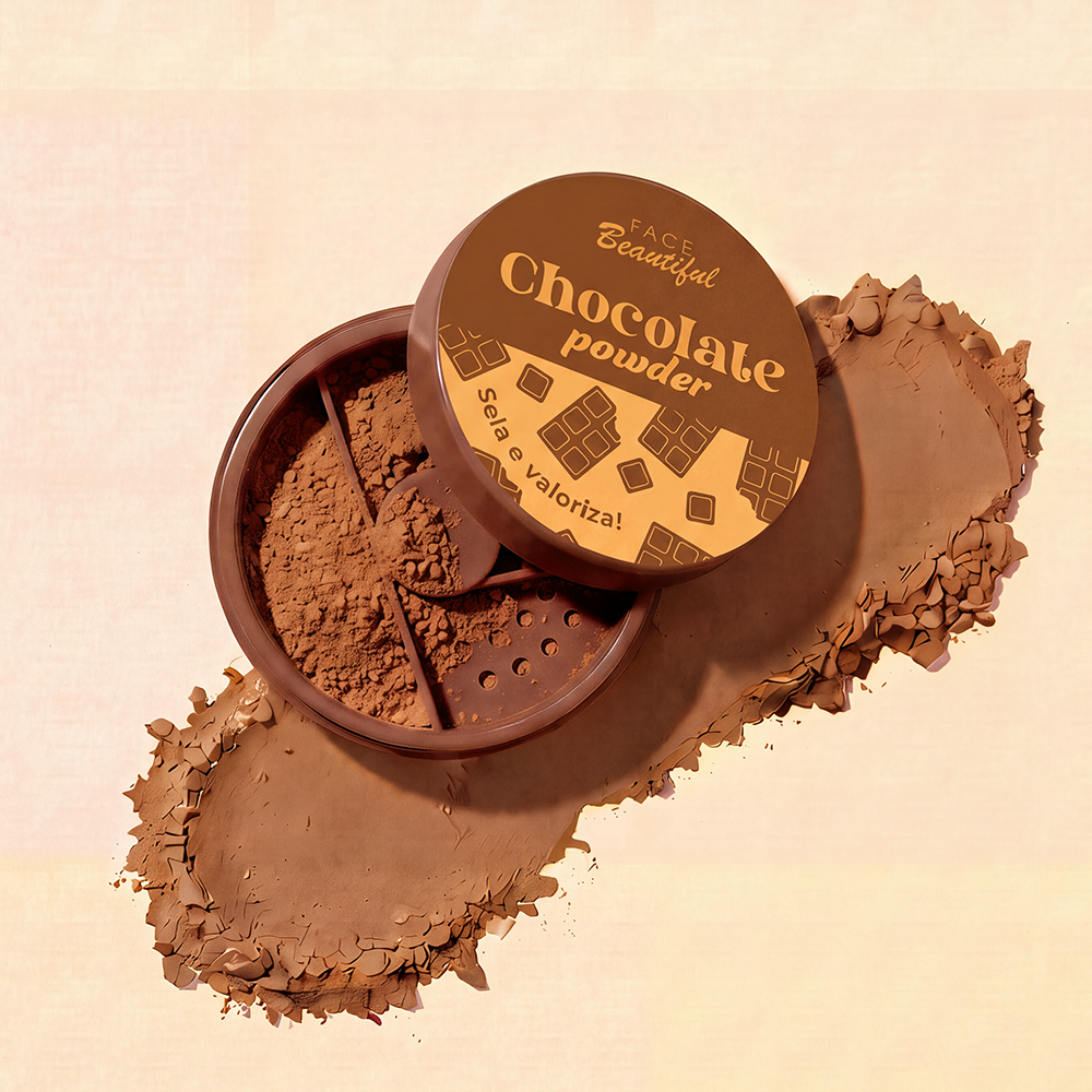 Pó Finalizador Chocolate Face Beautiful 10g
